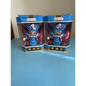 Sichaun Opera Face Changing Doll Figure Set of 2 Lot #2 NIB